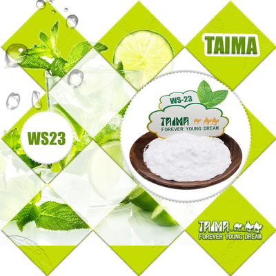 Pó Cristalino Branco WS-23 Agente Refrescante de Extrato de Planta para Produtos de Uso Diário