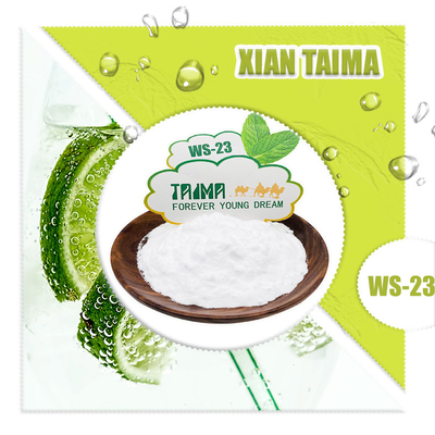 Agente refrigerante de qualidade alimentar WS-23 fabricante, intensificador de sabor, agente refrigerante e reforçador de tipo hortelã, amostra gratuita, quantidade mínima do lote 1 kg