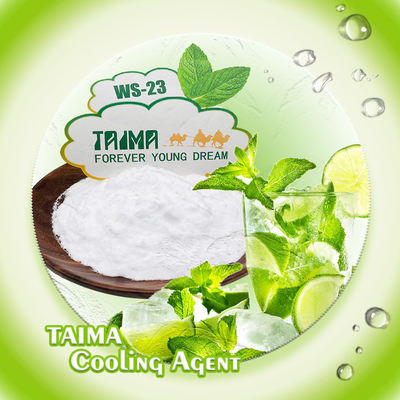 Agente de refrigeração WS-23 de mentol em pó branco CAS 51115-67-4 para líquido e suco de vapor