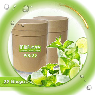 Agente de refrigeração WS-23 de mentol em pó branco CAS 51115-67-4 para líquido e suco de vapor