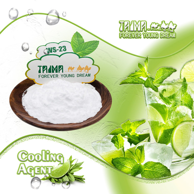 Odor suave semelhante ao mentol Propilenoglicol Óleos vegetais Solubilidade Agente de resfriamento WS-23