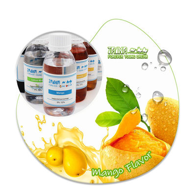 125 ml/500 ml/1L/2L/5L Volume da garrafa E-Liquid Aromatizante com 5%-12% de proporção misturada e CAS 58543-16-1 para o concentrado de suco de vape