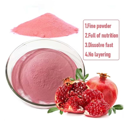 Pomegranate Spray-dried Powder Nature Pomegranate Dried Mango Powder (spray drying) para alimentação