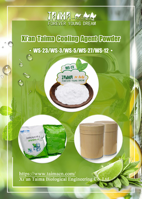 Agente Refrescante Taima Mentol / Menta / WS-23 com CAS 51115-67-4 e Amostras Grátis