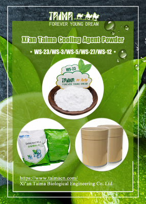 Agente Refrescante Taima Mentol / Menta / WS-23 com CAS 51115-67-4 e Amostras Grátis