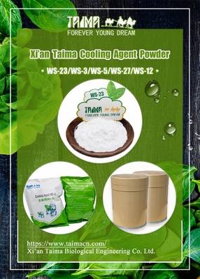 Agente Refrescante Taima Mentol / Menta / WS-23 com CAS 51115-67-4 e Amostras Grátis