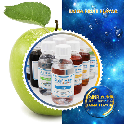 Venda a retalho de sabores naturais de qualidade alimentar com sabor a maçã e aroma de suco de e-juice
