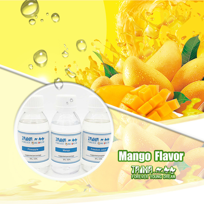 Processo de fabricação em sala limpa ISO 7 para sabor de vape de fruta amarelo escuro para experiência e satisfação de vaping