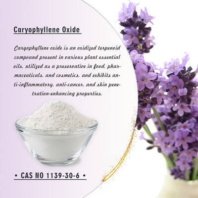99% Pure Caryophyllene Oxide Industrial Flavor & Fragrance Ingredient CAS 1139-30-6 for beverage