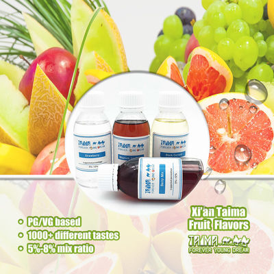 Premium E Cigarette Liquid Flavors with Mixed Ratio 5%-12% and Fema No: 2721-22-4 in Brown Color