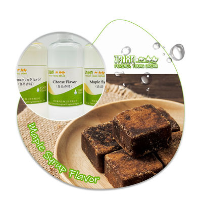 Líquido com sabor de xarope de bordo de qualidade alimentar, com 99% de pureza e 3 anos de validade para doces de caramelo em bebidas e panificação
