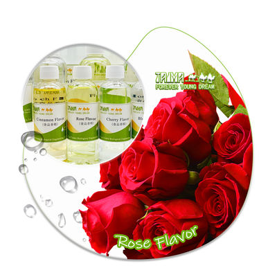 Líquido de sabor rosa de qualidade alimentar com 99% de pureza e aroma floral doce para aplicações versáteis e longa vida útil
