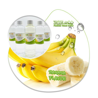 Líquido com sabor de banana de grau alimentício com 99% de pureza e 3 anos de validade para bebidas e doces