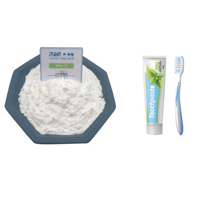 Agente Refrescante de Grau Alimentício WS-12 com Efeito Refrescante de Longa Duração e Resistência ao Calor até 200°C para Aplicações Cosméticas e Alimentícias
