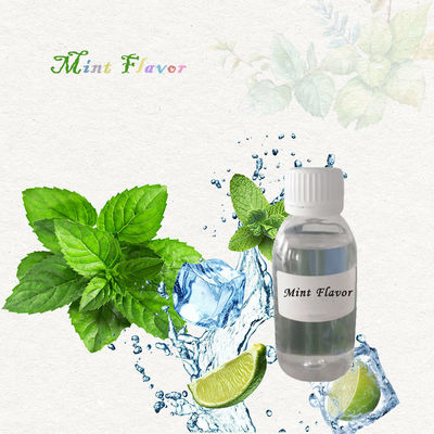 USP/Grados alimentícios Concentrado de sabor a menta de limão com odor a menta fresco Solúvel em PG/VG para E-Liquid