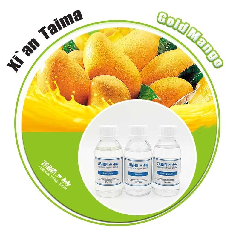 Concentrado Líquido Saborizado de Manga Dourada Forte Popular para Ejuice Eliquid 1000 Tipos