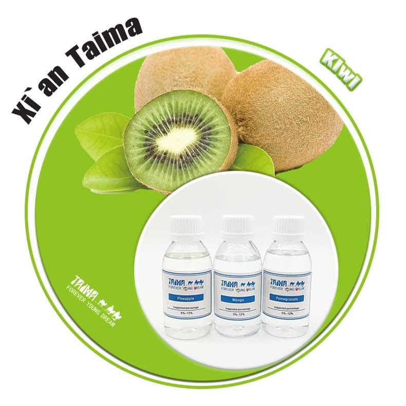Concentrado Líquido Saborizado Kiwi Manga Laranja Forte ISO Certificado e Longa Durabilidade para Ejuice Eliquid