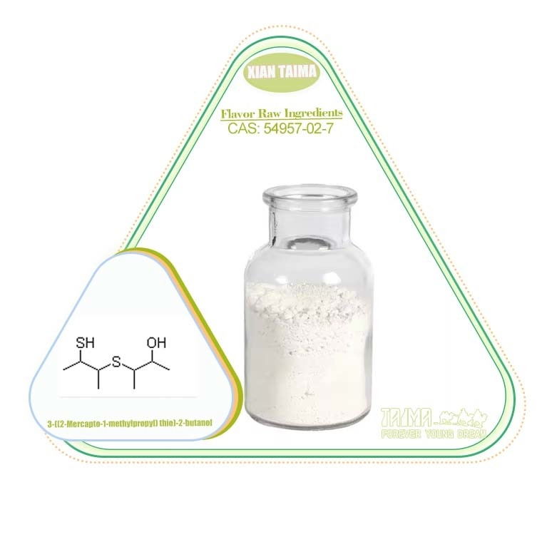3-((2-Mercapto-1-metilpropil) tio)-2-butanol 54957-02-7 Sabor e Fragrância Ingredientes primários