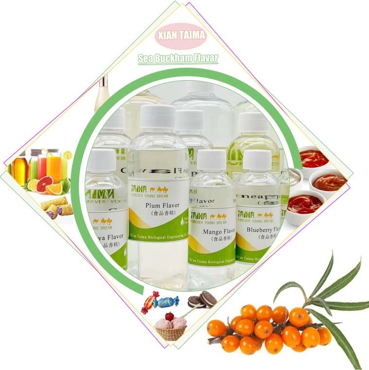 Concentrado de Suco de Espinheiro Marítimo com Sabor de Sabor Líquido Aromas Concentrado Amostra Grátis