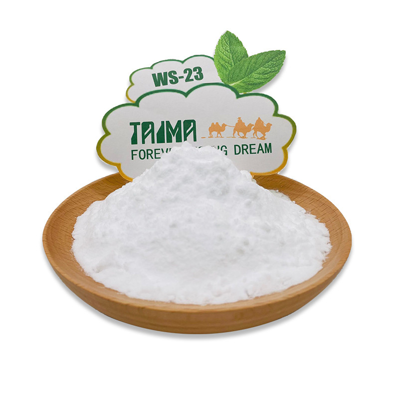 Pó Cristalino Branco WS-23 Agente Refrescante de Extrato de Planta para Produtos de Uso Diário