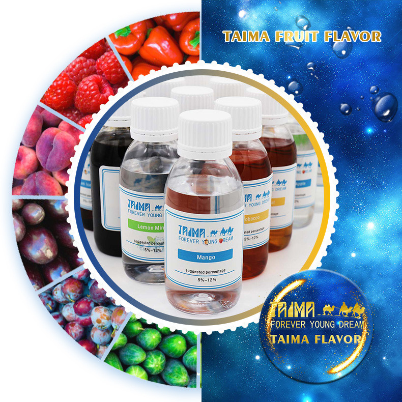 Venda a retalho de sabores naturais de qualidade alimentar com sabor a maçã e aroma de suco de e-juice