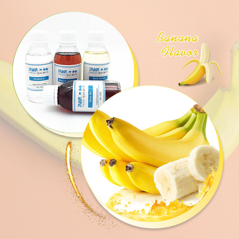 Concentrado de sabor de banana à base de PG para E-Liquid DIY - FDA registrado com amostra grátis de 125 ml