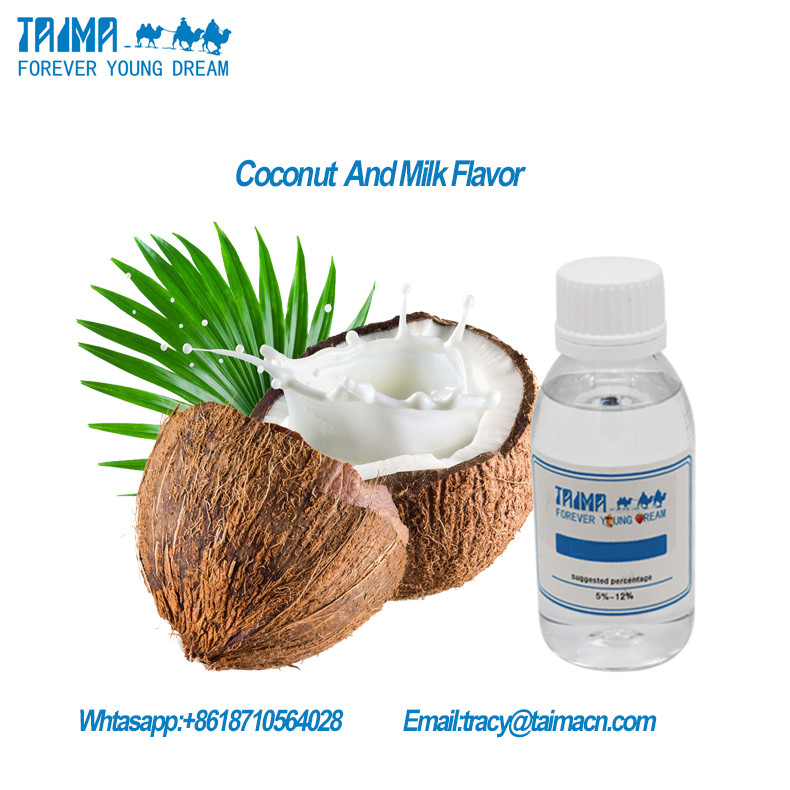 1L de sabor de fruto de coco incolor Concentração de qualidade alimentar